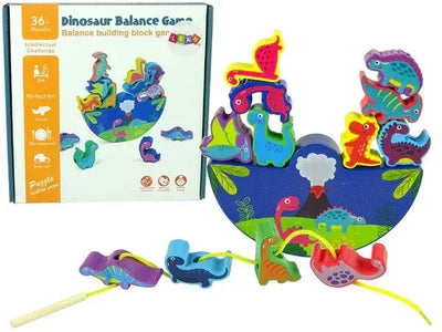 Dinosaur Balance and Lacing Game - Toys Heaven
