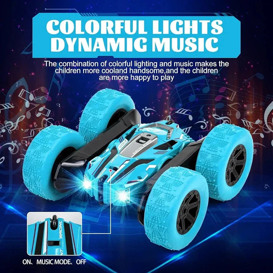 STUNT ROLL Remote Control Stunt Car  360° Spins & Double Roll - Toys Heaven