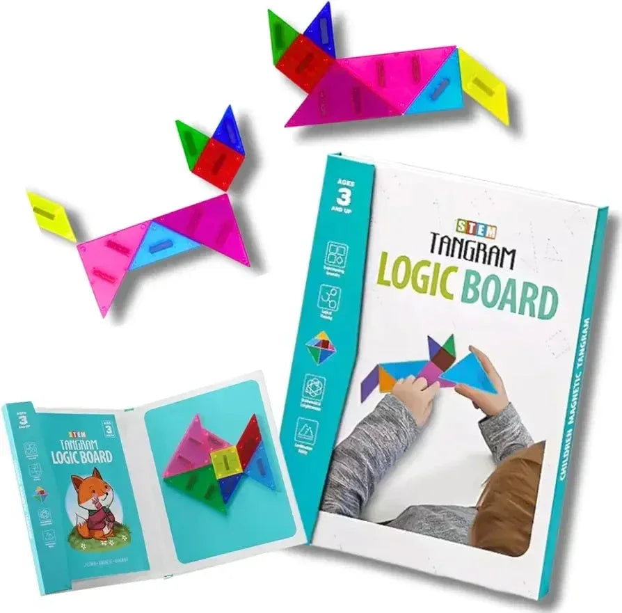 Tangram Logic Board - Toys Heaven