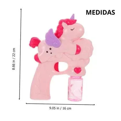 Electric Unicorn Bubble Gun - Toys Heaven