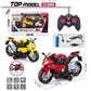 Biker Moto 1:20 Remote Control Motorcycle  Lights & 360° Rotation - Toys Heaven