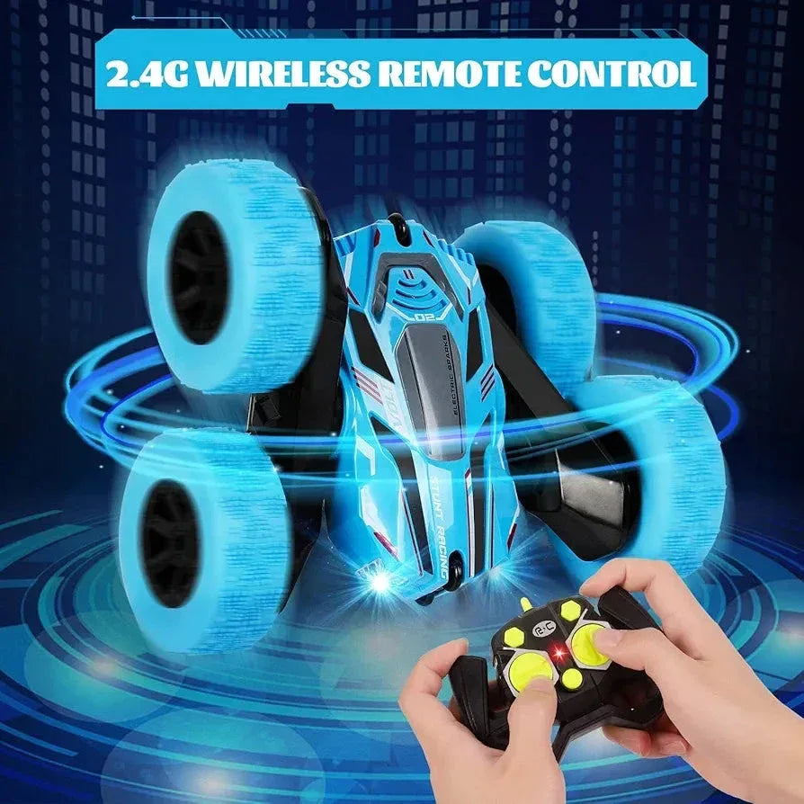 STUNT ROLL Remote Control Stunt Car  360° Spins & Double Roll - Toys Heaven