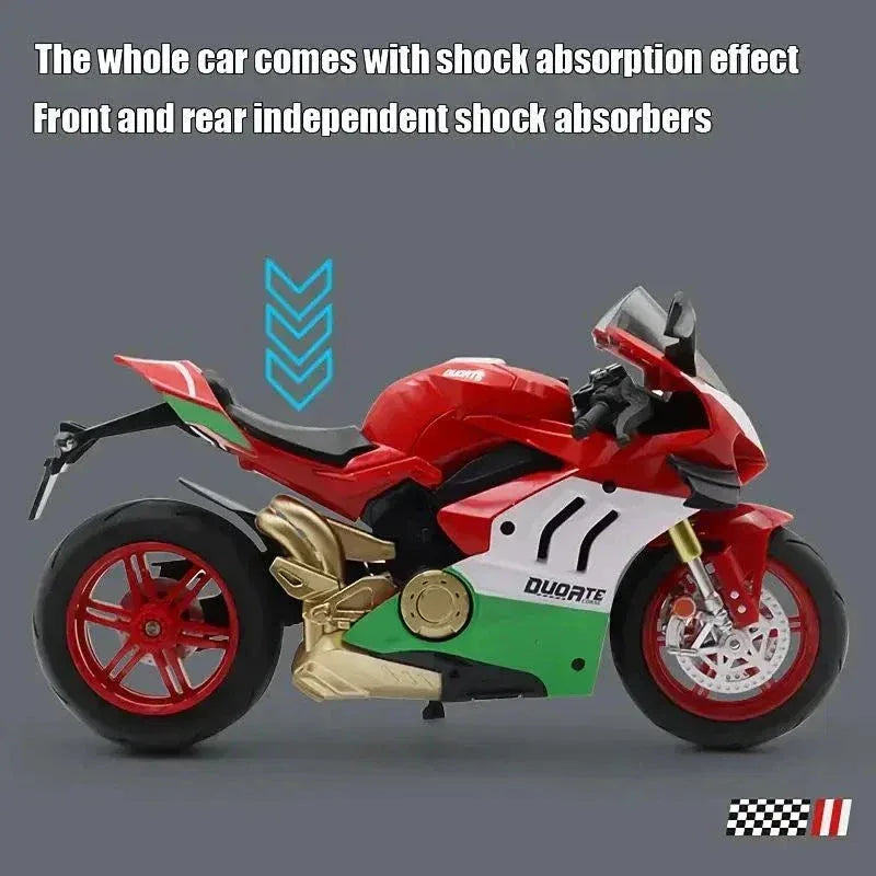 Ducati 1:8 Die-Cast Motorcycle  Zinc Alloy Collectible - Toys Heaven