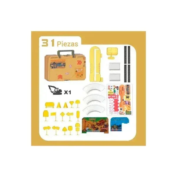 Engineering Rail Suitcase - Toys Heaven