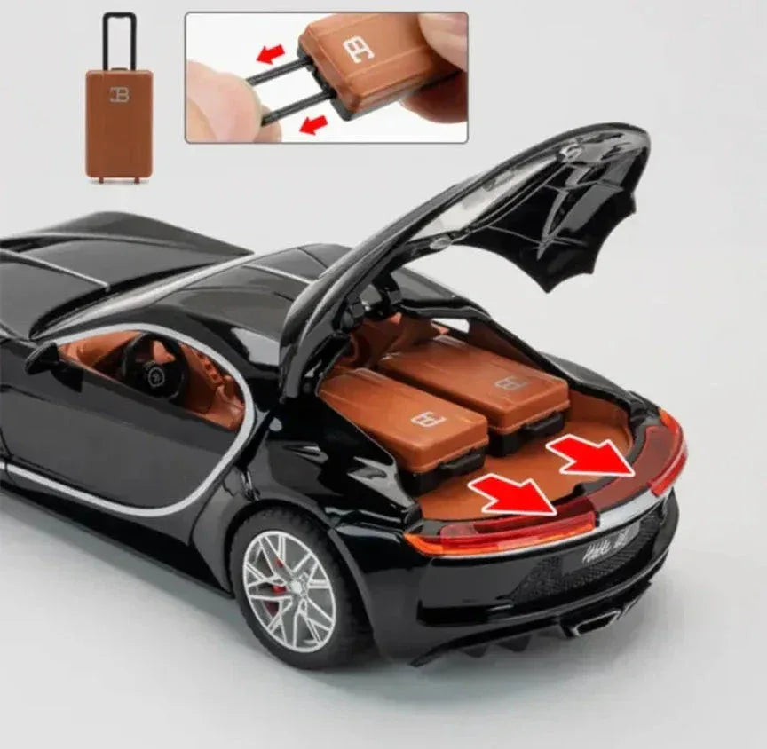 CHE ZHI Die-Cast Model Car  Sound & Light Pull Back Series - Toys Heaven