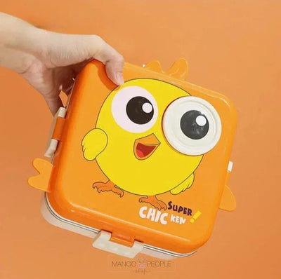 Chicken Design Premium Stainless Steel Lunchbox - Toys Heaven