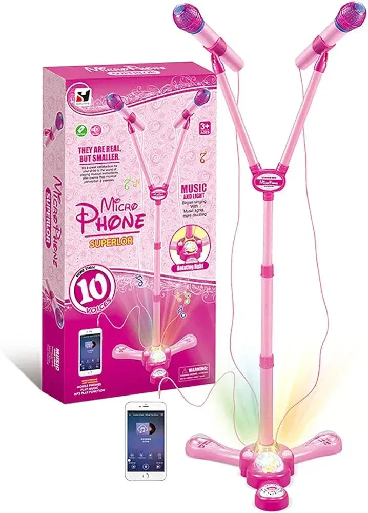 Micro PHONE Superlor  Kids' Musical Microphone with Lights - Toys Heaven
