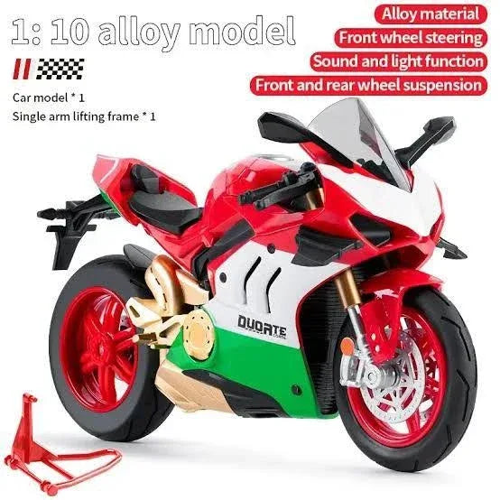Ducati 1:8 Die-Cast Motorcycle  Zinc Alloy Collectible - Toys Heaven