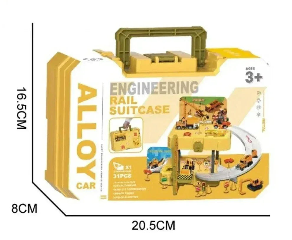 Engineering Rail Suitcase - Toys Heaven