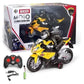 Biker Moto 1:20 Remote Control Motorcycle  Lights & 360° Rotation - Toys Heaven
