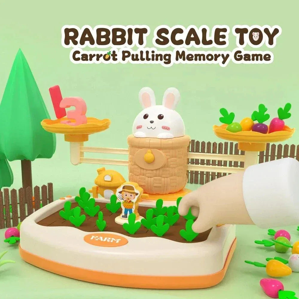 Rabbit Carrot Math Balance Toy Set - Toys Heaven