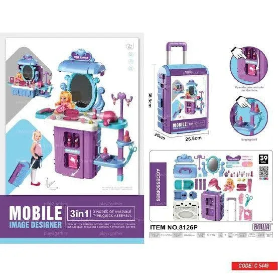 BOWAI Mobile Image Designer  3-in-1 Vanity Playset - Toys Heaven