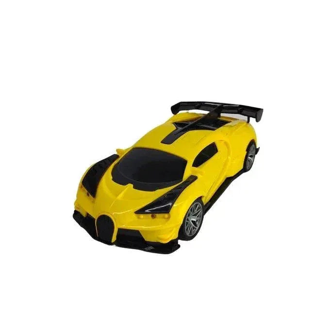 1:16 Scale High-Speed Remote Control Supercar – Yellow Edition with Gravity Sensor Steering Wheel - Toys Heaven