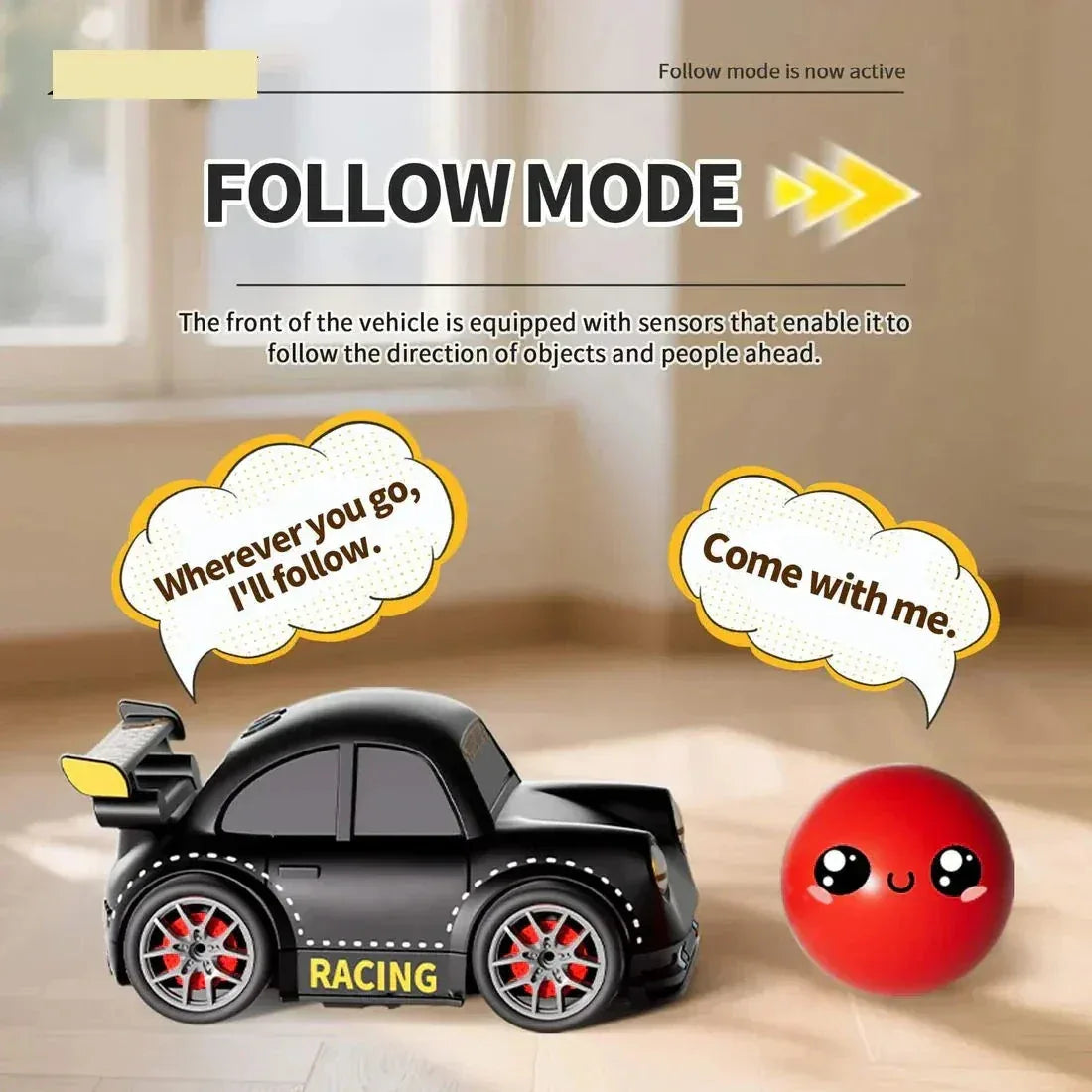ZWN 2.4GHz Mini Smart Induction & Drift RC Car - Toys Heaven