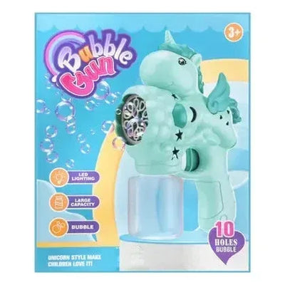 Electric Unicorn Bubble Gun - Toys Heaven