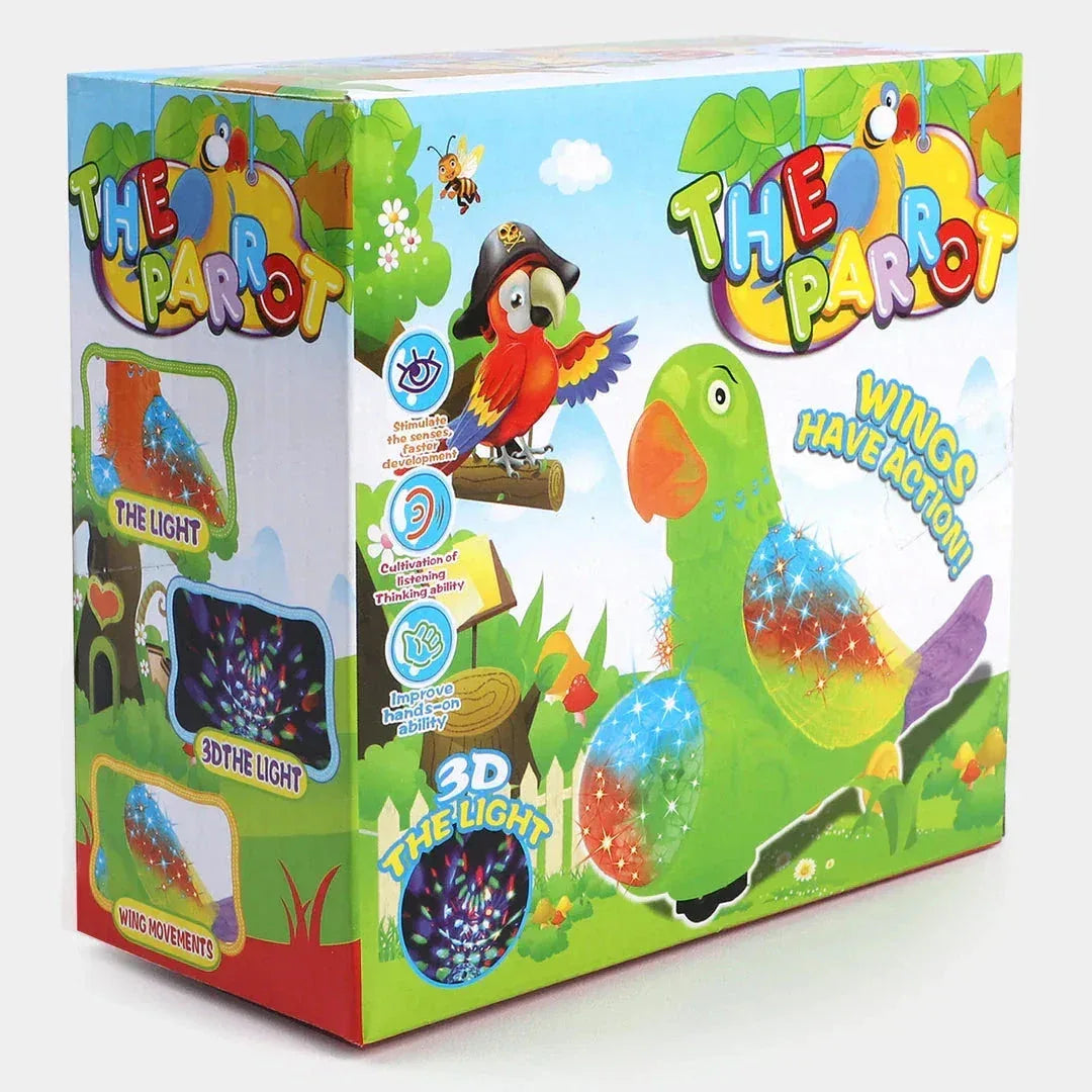 Parrot with Light and Sound - Toys Heaven