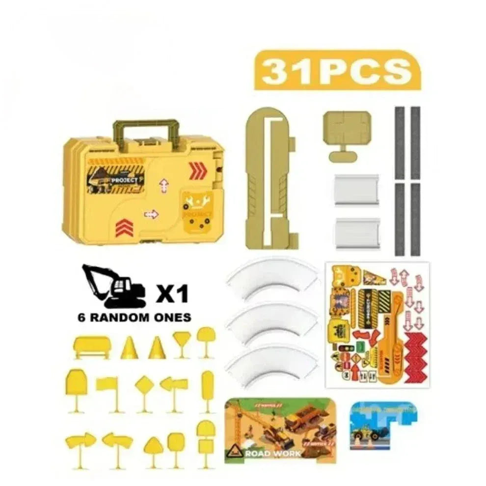 Engineering Rail Suitcase - Toys Heaven