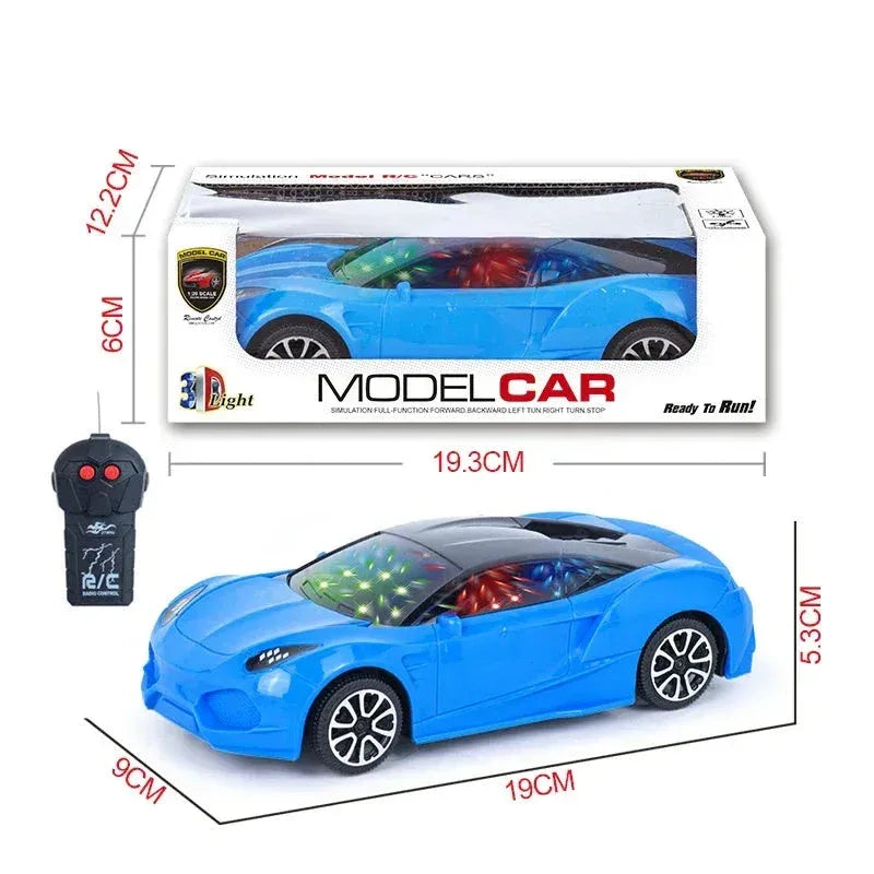 1:24 Scale RC Model Car  3D Light, Full-Function - Toys Heaven