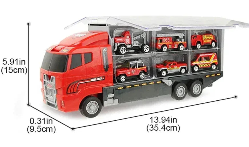 Fire Truck Container - Toys Heaven