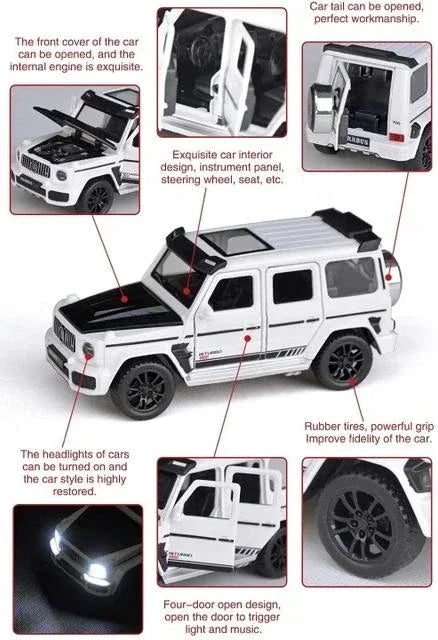 1:24 Scale Die-Cast SUV Model  Turbo | Acoustic & Light Effects - Toys Heaven