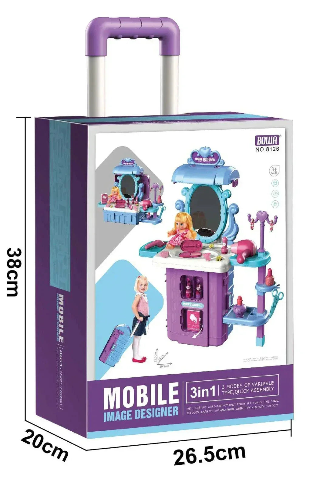 BOWAI Mobile Image Designer  3-in-1 Vanity Playset - Toys Heaven
