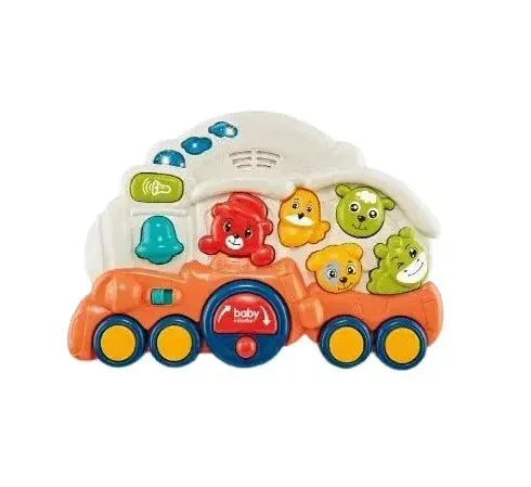 Animal Theme Baby Train with Light & Music - Toys Heaven