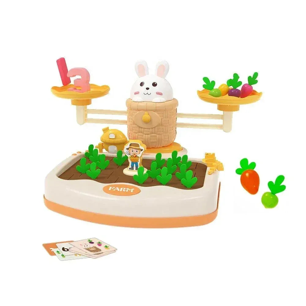Rabbit Carrot Math Balance Toy Set - Toys Heaven
