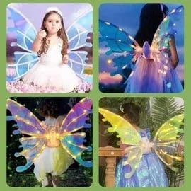Angel Wings With LED Lights & Music - Toys Heaven