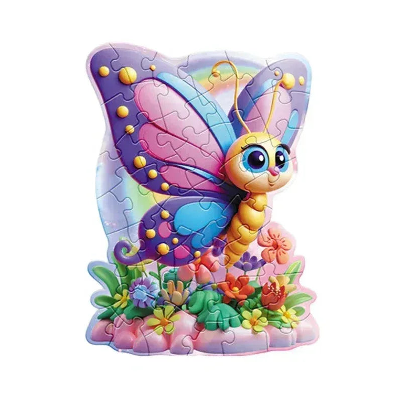 Butterfly Themed Oversized Puzzle - Toys Heaven